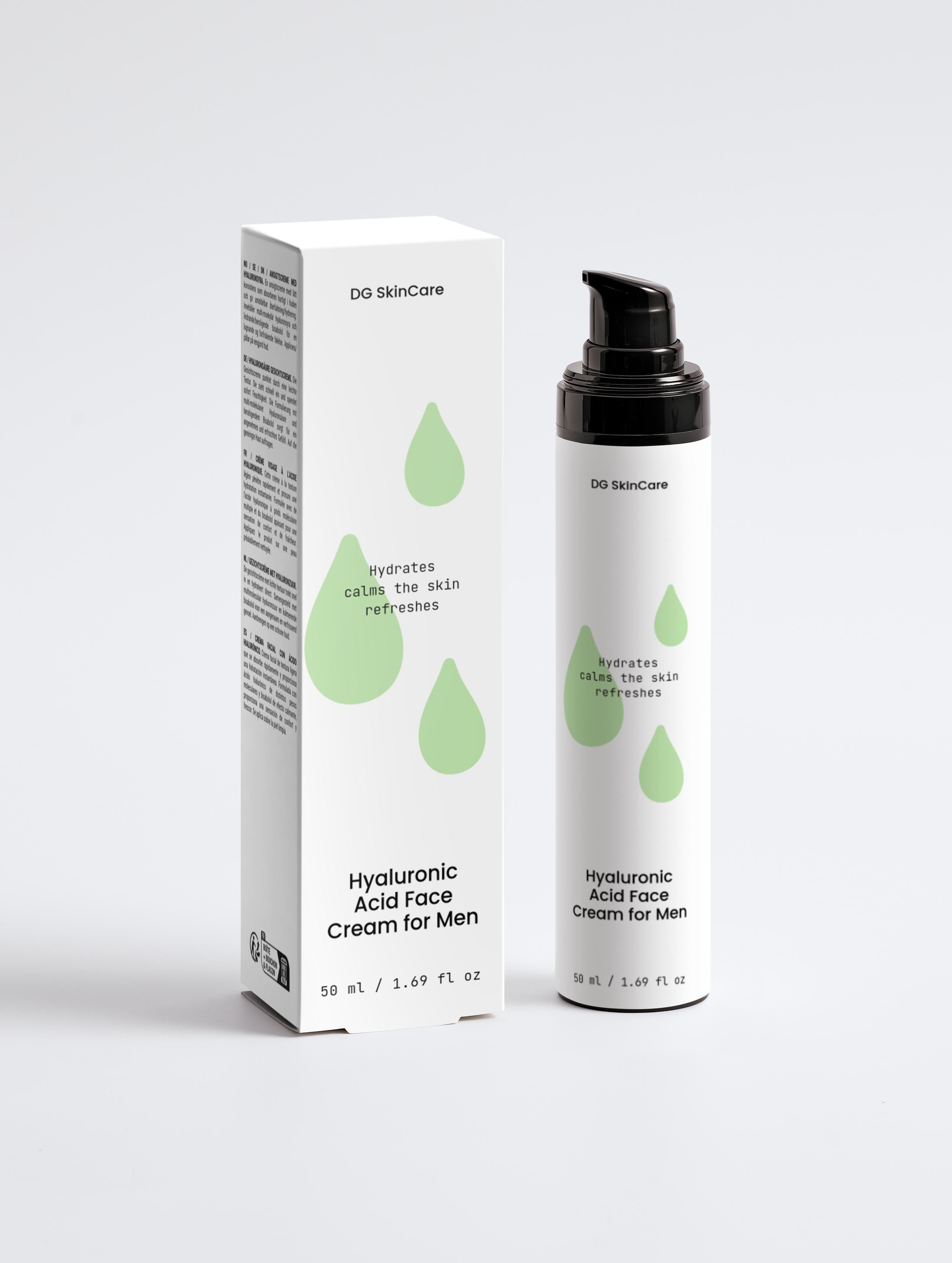 Hyaluronic Acid Face Cream for Men